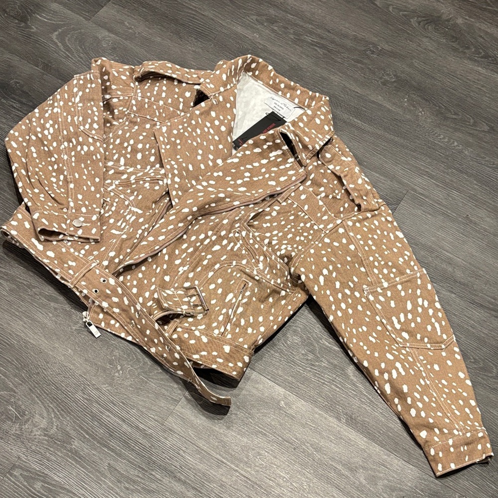 Women's Tan Jean Jacket